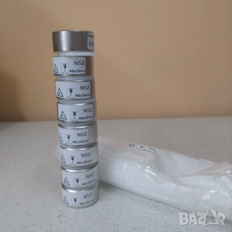 N52 40×20мм, 50×30мм, 60×30мм, 70×40мм | Неодимови магнити, снимка 3 - Други инструменти - 54005902