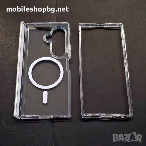 Samsung ZFold 8 Ultra кейс прозрачен MagSafe , снимка 3 - Калъфи, кейсове - 55688022