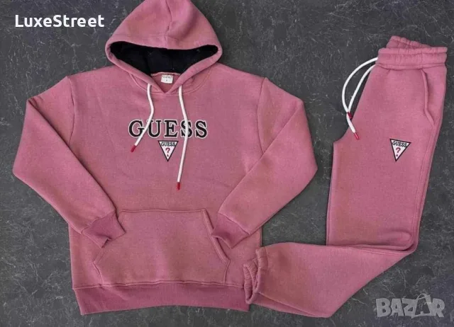 Guess 🤍Лого Бродирано 🤍Ватиран 🤍Дамски Екип