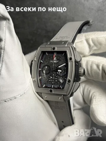 Hublot Big Bang Мъжки Сив Часовник С Кварцов Механизъм Код Chronolux69, снимка 2 - Мъжки - 55659543