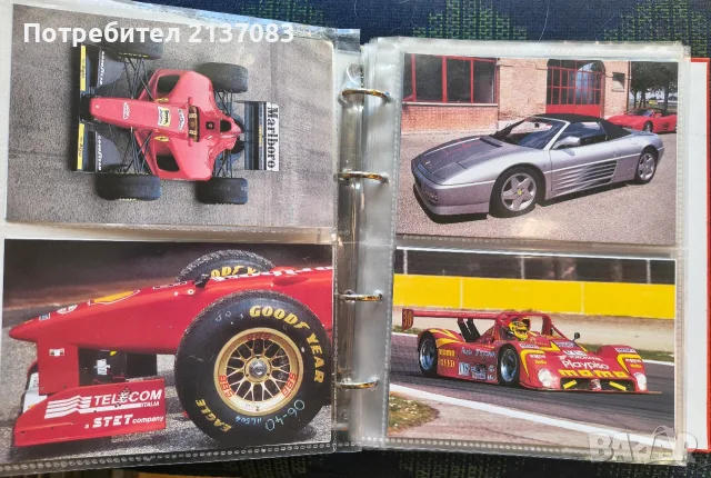 Албум Ferrari оригинален, без забележки, снимка 5 - Колекции - 55681309