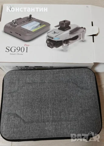 Дрон SG901 PRO (Контролер с екран) до 500м и 20 мин време на полет, снимка 4 - Дронове и аксесоари - 55293518