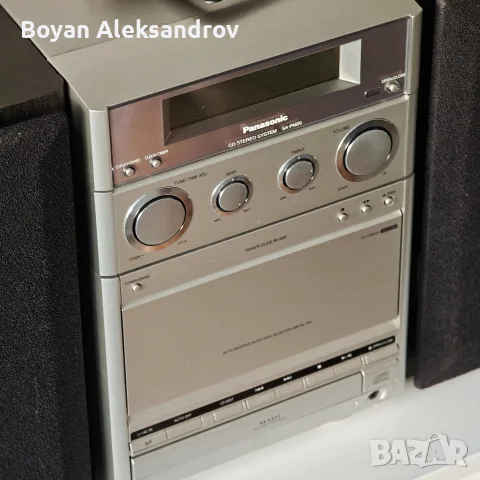 Микро Hi-Fi аудио система Panasonic SA-PM20 – Перфектно състояние и пълен комплект, снимка 3 - Аудиосистеми - 55597117