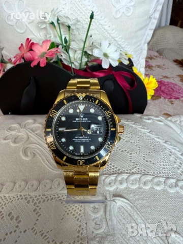 Rolex Нов Мъжки Часовник Кварцов Механизъм Ролекс 