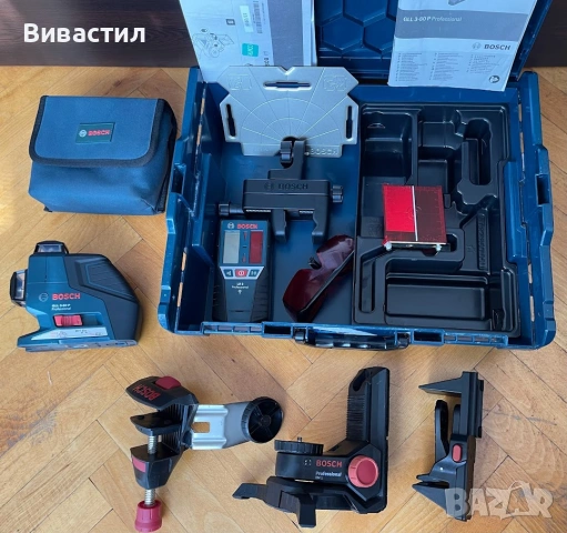 Wurth RL-3 Самонивелиращи ротационни нивелири Хилти Бош Девалт Капро Лейца Парксайд, снимка 11 - Измервателни инструменти - 45731818