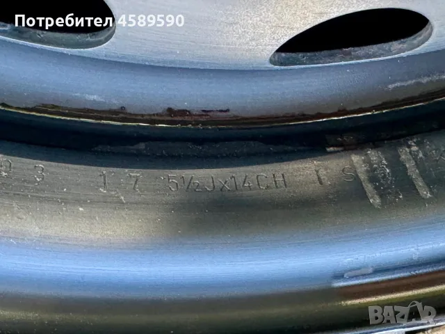 4бр.Оригинални джанти 14цола 4x114.3 за бус Nissan NV200(2009-2025), снимка 17 - Гуми и джанти - 55531412