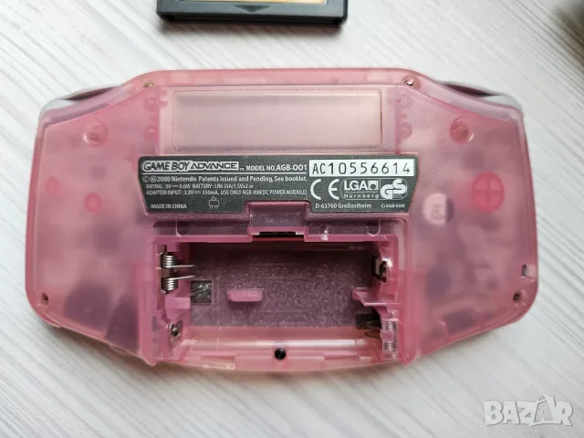Nintendo Game Boy Advance Pink Clear, снимка 3 - Nintendo конзоли - 55434619