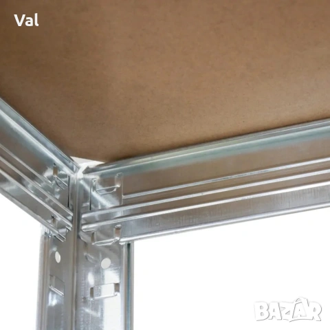 Професионален метален стелаж HÖGLER 222x110x50 см – 6 Рафта, до 1050 кг, регулируема височина, снимка 11 - Други - 54842002
