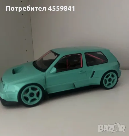 Рядък 1:18 VW Golf 3 V10 JP Performance С Оригинална Кутия и Документ За Автентичност