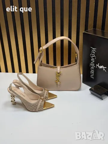 обувки на ток yves saint laurent dolce gabbana miu miu