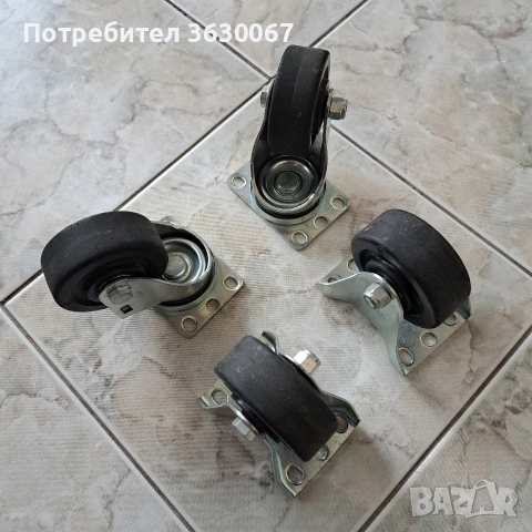 Комплект колела - колелца 4 бр. , снимка 3 - Резервни части за машини - 54554583