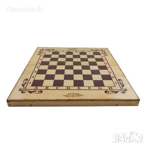 КУТИЯ ЗА ШАХ ТАБЛА БУК ПИРОГРАФ 48/ 48, снимка 6 - Шах и табла - 54711318