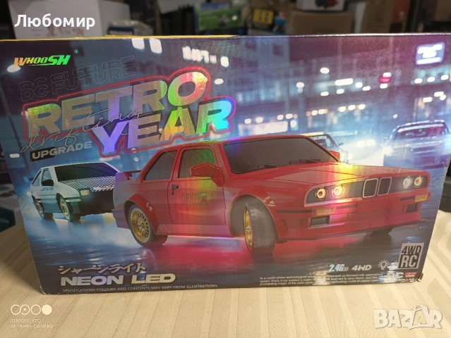 RC дрифт количка в мащаб 1:16, 30 км/ч, 4x4, 2.4 GHz, колички с дистанционно управление, LED , снимка 5 - Коли, камиони, мотори, писти - 54415096