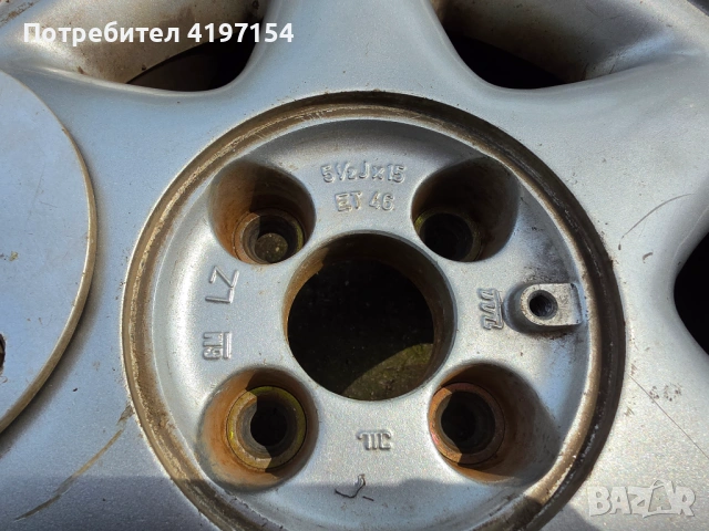 Алуминиеви джанти с гуми , снимка 4 - Гуми и джанти - 54182336