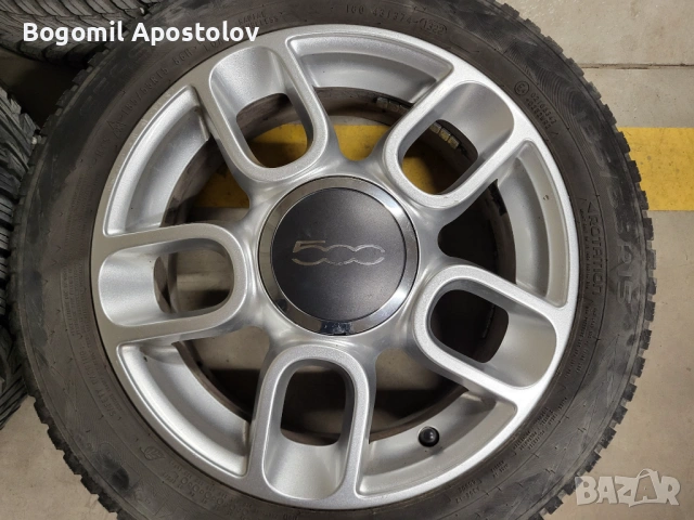 Оригинални джанти 15" за Fiat 500, снимка 2 - Гуми и джанти - 54676794