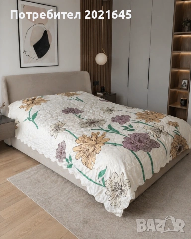 Шалте за спалня 200/220, снимка 6 - Покривки за легло - 54339000