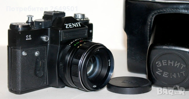 Фотоапарат ZENIT 11/ Зенит 11 с обектив Helios - 44M-4, снимка 4 - Фотоапарати - 54509444