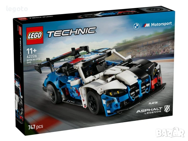 НОВО ЛЕГО 42226 Техник - BMW M4 GT3 EVO LEGO 42226 TECHNIK - BMW M4 GT3 EVO 