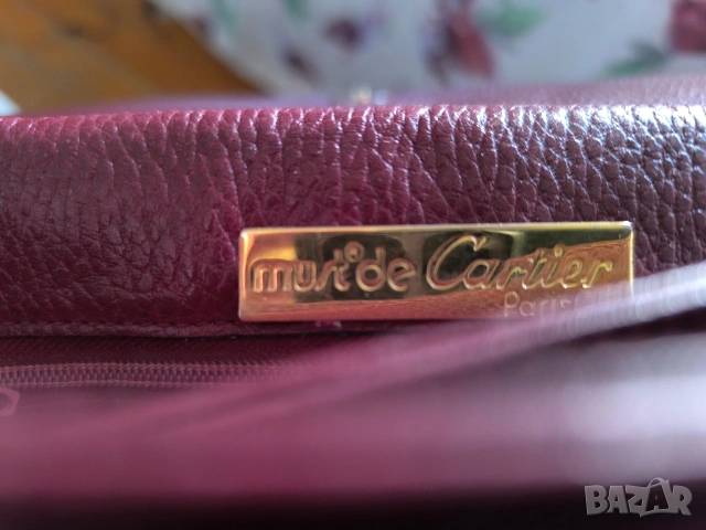 оригинална чанта плик френска винтидж на марката Cartier made in france, снимка 3 - Чанти - 54404583