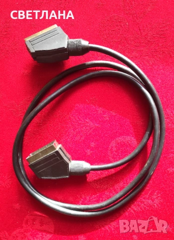 Скарт кабел, кабел SCART-SCART, снимка 4 - Плейъри, домашно кино, прожектори - 54115303