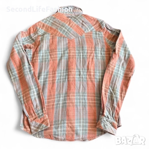 Mills Brothers мъжка риза каре Размер S, снимка 8 - Ризи - 53958982