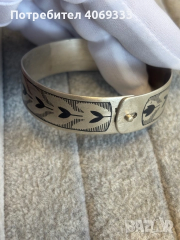 Руска Сребърна гривна проба 875