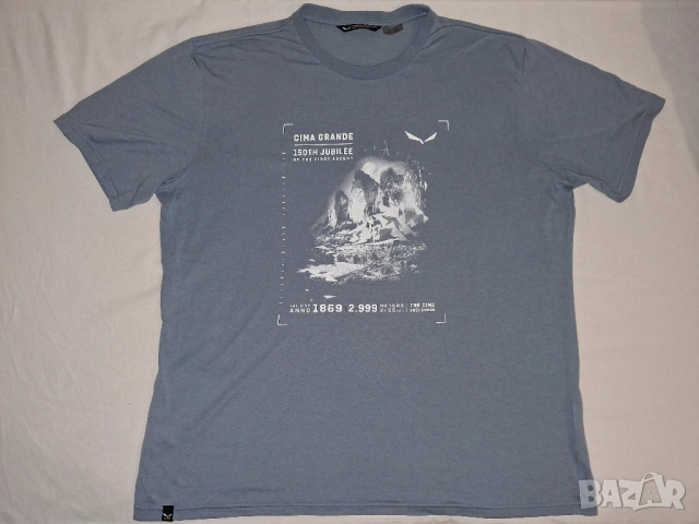 2 броя - Salewa Puez Melange Dry M S/S Tee (L) и (XXXL) мъжка спортна тениска , снимка 11 - Тениски - 51393681