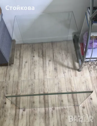 Модерна холна маса от цяло извито закалено стъкло (Tempered Glass), снимка 2 - Маси - 55325774