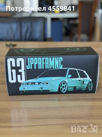 Рядък 1:18 VW Golf 3 V10 JP Performance С Оригинална Кутия и Документ За Автентичност, снимка 12 - Колекции - 55437479
