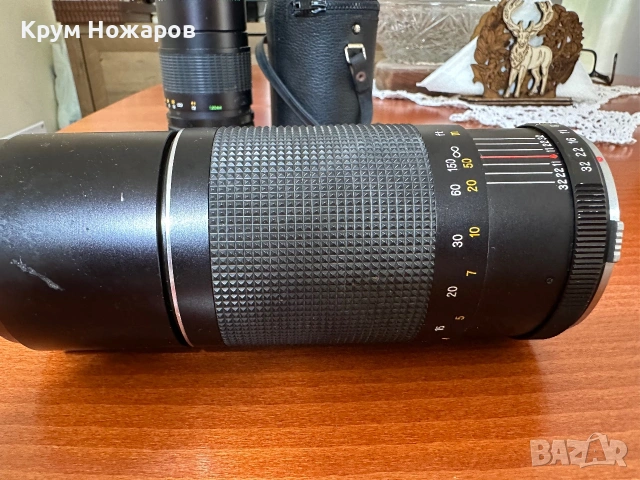 Продавам Обектив  Auto Optomax. 1:55. f=300mm. 58ф No 319136 в добро състояние ,цена-22€, снимка 5 - Обективи и филтри - 55261685
