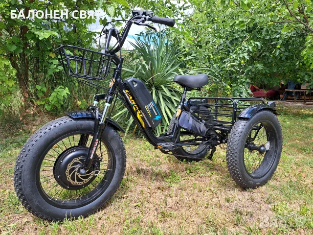 MEGA OFFER 2026 Многофункционален Триколесен Велосипед с дебели гуми FAT TIRE