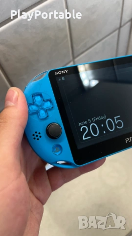 Modded Ps Vita 2000 Aqua Blue 128GB/256GB със 150+/250+ игри, снимка 5 - PlayStation конзоли - 54797436
