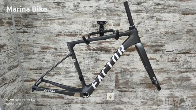 НОВА карбонова рамка Factor LS Gravel CeramicSpeed | 49