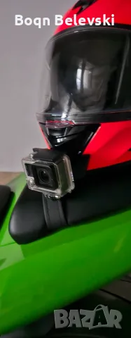 3D Принтирана Стойка за Каска за Екшън Камера (GoPro) / Chin Mount – PCTG & 3M, снимка 8 - Камери - 55530687