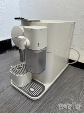 Кафемашина с Капсули De'Longhi Nespresso Lattissima One Evo EN510.W Еспресо Капучино, Капсулна!, снимка 3 - Кафемашини - 55424967