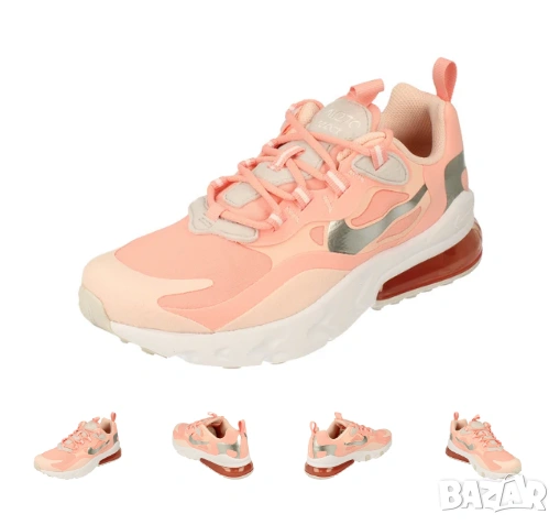 маратонки Nike Air Max 270 React GG - Bleached Coral White - Номер 39​, снимка 2 - Маратонки - 54672722