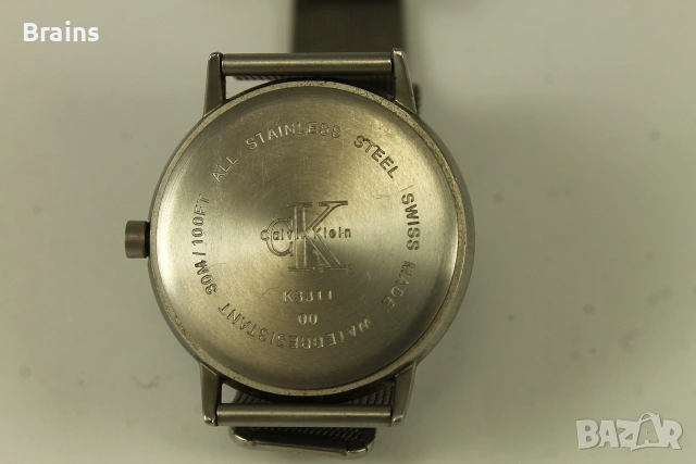 Швейцарски Стоманен Часовник CALVIN KLEIN K3311 Quartz, снимка 9 - Мъжки - 55014473