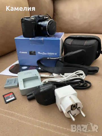 Фотоапарат Canon PowerShot SX500 IS, снимка 3 - Фотоапарати - 55687541