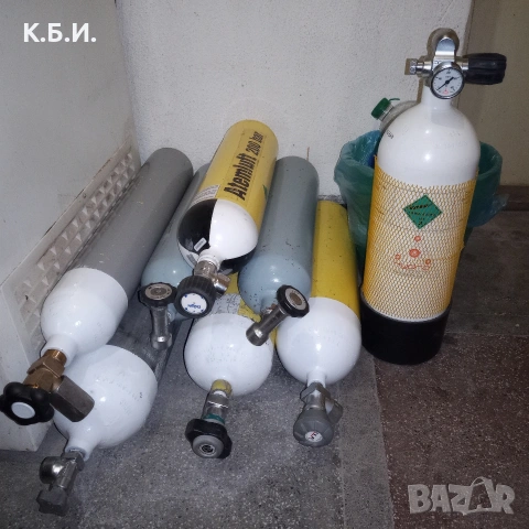 Купувам само стоманени бутилки от 232 до 300 бара - атмосфери работно налягане 