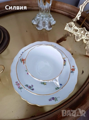 Чаша Meissen , снимка 11 - Антикварни и старинни предмети - 54989140