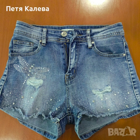 Къси дънкови панталони , снимка 4 - Къси панталони и бермуди - 54748856