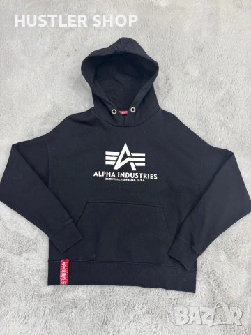 Дамски суитшърт ALPHA INDUSTRIES. Размер S, снимка 3 - Суичъри - 54160805