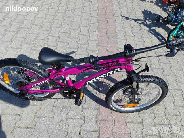 BG Алуминиев велосипед 20" MARTY розов, снимка 3 - Велосипеди - 54334584
