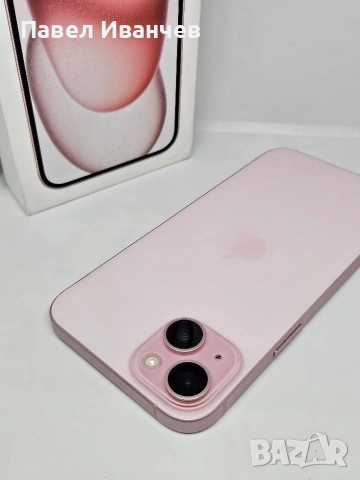 ГАРАНЦИЯ iPhone 15 Plus – 128GB / 6GB RAM в цвят Pink, снимка 10 - Apple iPhone - 54889557