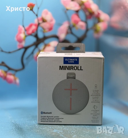 НОВО!!! Преносима Bluetooth тонколона     Ultimate Ears (Logitech) MINIROLL, снимка 4 - Тонколони - 55287706