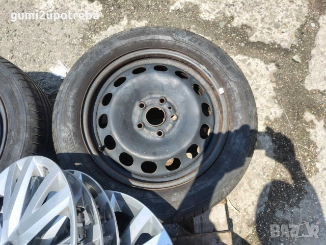16 джанти 5х112 VW Golf 5 6 7 - 6,5J et50 Оригинал 205/55/16 Dunlop, снимка 5 - Гуми и джанти - 54783708