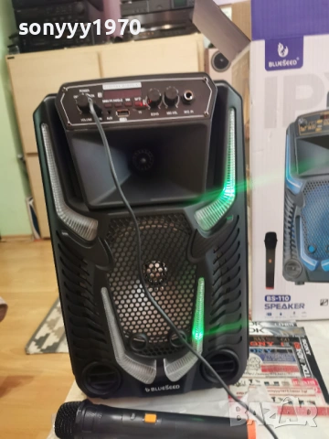 ТОНКОЛОНА С БЛУТУТ МИКРОФОН И ДИСТАНЦИЯ 0205261725, снимка 10 - Bluetooth тонколони - 54390465