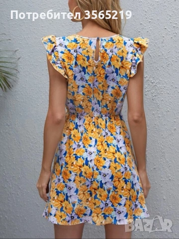 Дамска рокля - размер L (40/42), снимка 2 - Рокли - 54291566