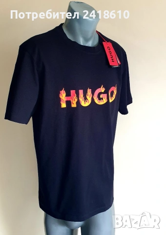 Hugo Boss HUGO Danda Cotton Mens Size L НОВО! ОРИГИНАЛ! Мъжка Тениска!, снимка 5 - Тениски - 54022298