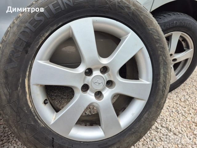 4 алумивиеви джанти 18", 5Х114,3 с гуми 235/60R18, снимка 2 - Гуми и джанти - 54948562